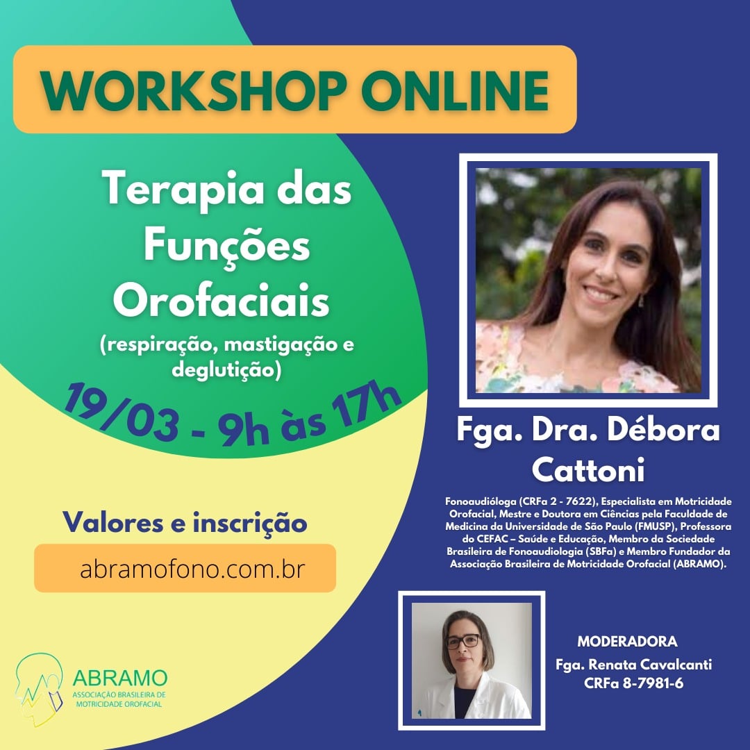 Workshop Online Terapia Das Funções Orofaciais